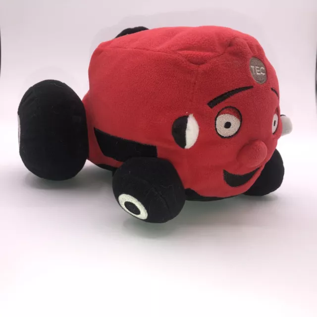 Baby First TV 8” TEC THE TRACTOR Red Stuffed Animal Plush Toy GUC