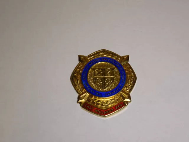 Gilt Sterling Silver & Enamel National Assoc Of Master Bakers Medal - 15.99g