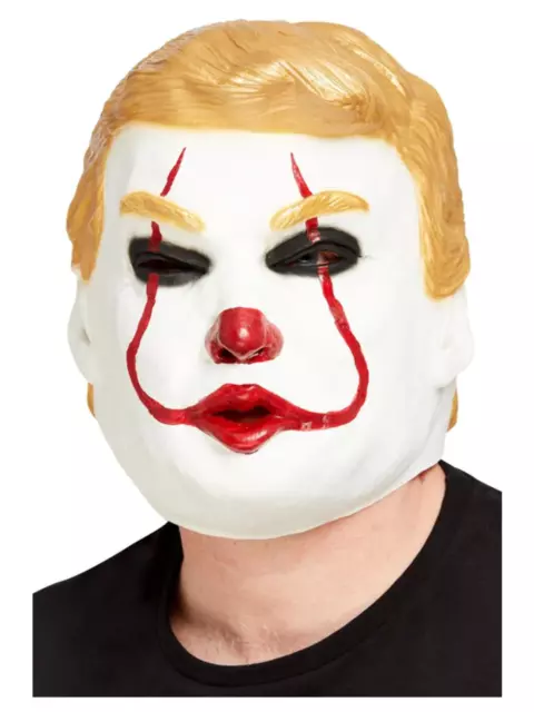 Masque de Clown Président Adultes Halloween Effrayant en Latex