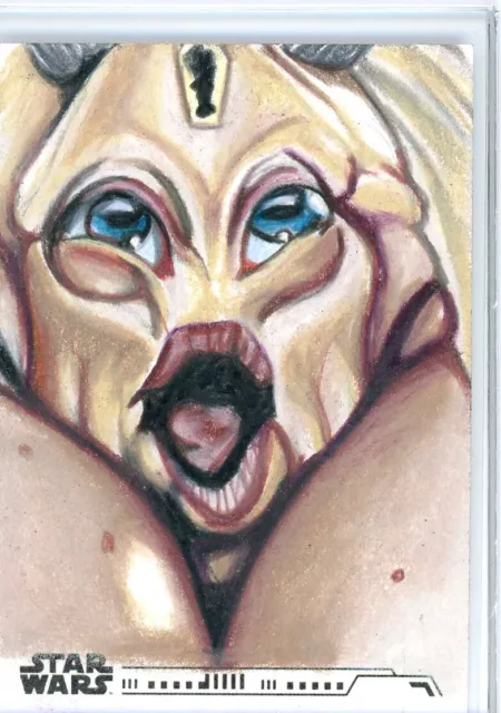 Topps Star Wars 1/1 Sketch Card by Jay Manchand (KD)