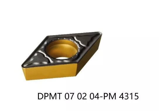 Genuine Carbide Inserts    10 Pcs    Dpmt 07 02 04 - Pm 4315