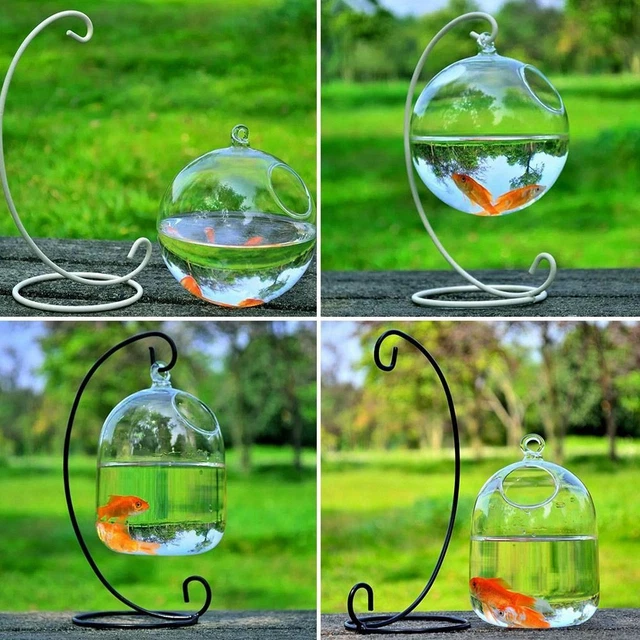 Home Decoration Fish Tank Hanging Glass Fish Bowl Fish Bowl Vase Ornament