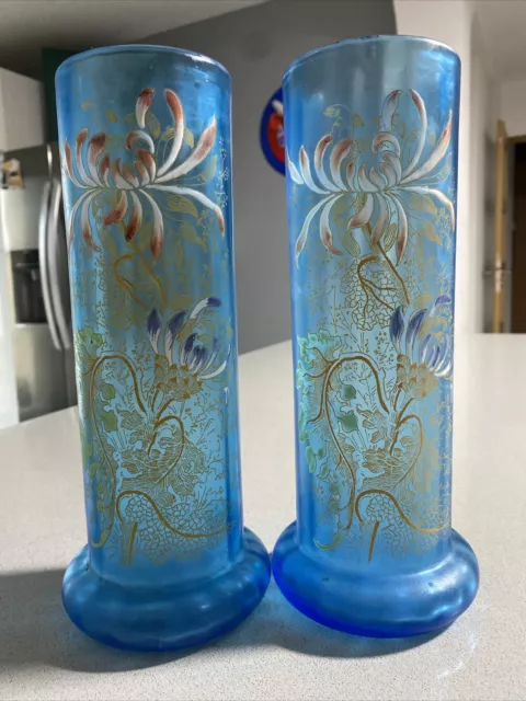 ancienne Paire De vases émaillé  legras montjoye ?