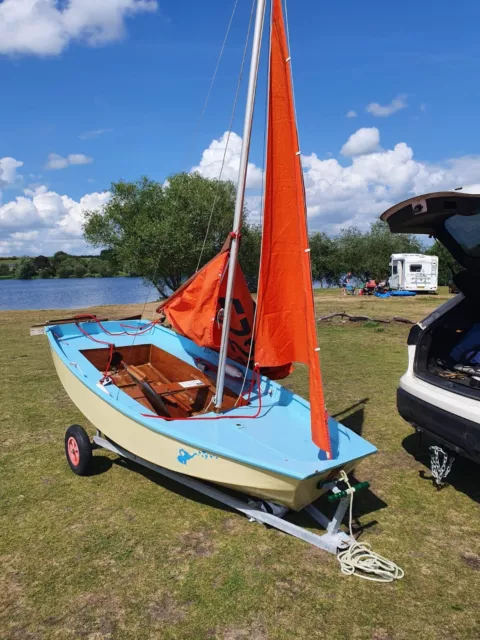 Mirror Sailing Dinghy With Combi Road Trailer