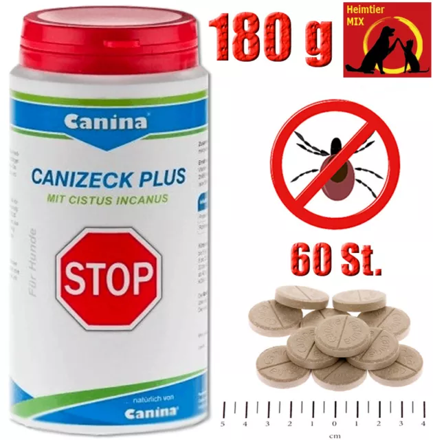 Canina Canizeck Plus 180 g mit Cistus incanus für Hunde gegen Zecken und Mücken