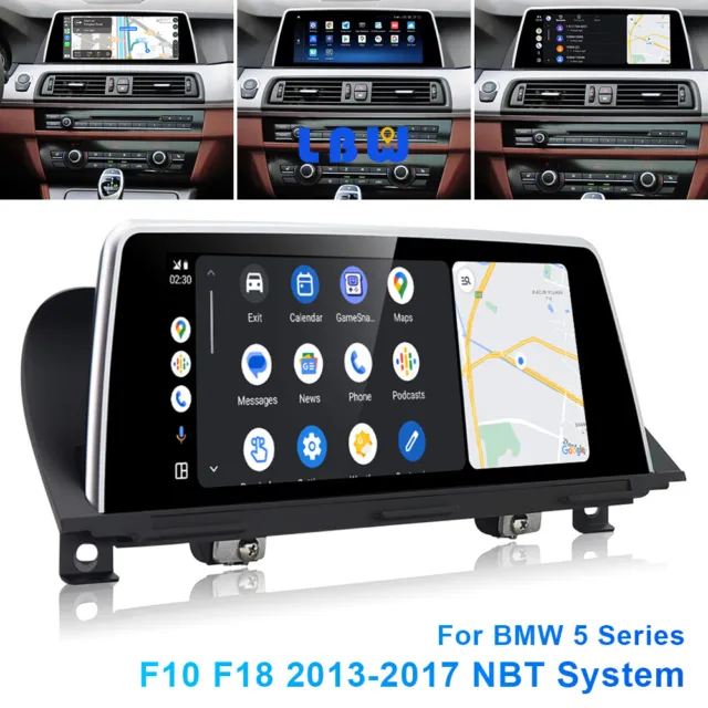Car GPS Video Player Radio Carplay For BMW 5 Series F10 F18 2013-2017 NBT System