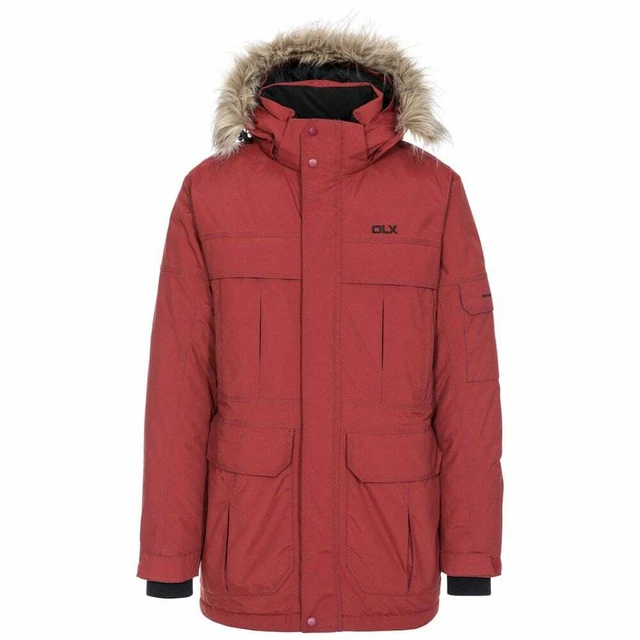 Trespass mens jaydin insulated on sale waterproof parka jacket black
