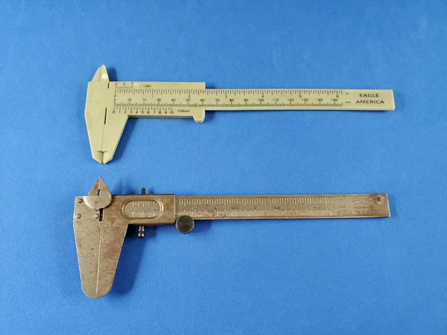 Vintage Eagle America Vernier Caliper and Sears Steel Vernier Caliper