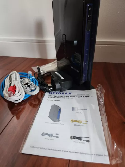 NETGEAR N600 (DGND3700) Wireless WiFi Dual Band Gigabit Modem Router