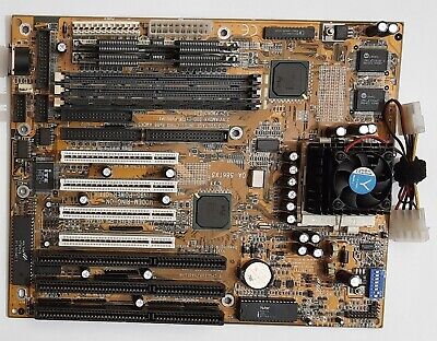 Gigabyte GA-586TX3 i430TX Sockel 7 ISA Mainboard + AMD K6 233MHz + 64MB RAM