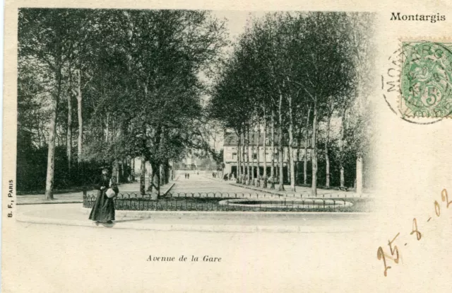 Carte MONTARGIS Avenue de la Gare