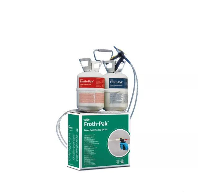 Froth-Pak 180 Full DIY Spray Foam Insulation Kit - Covers 18m2