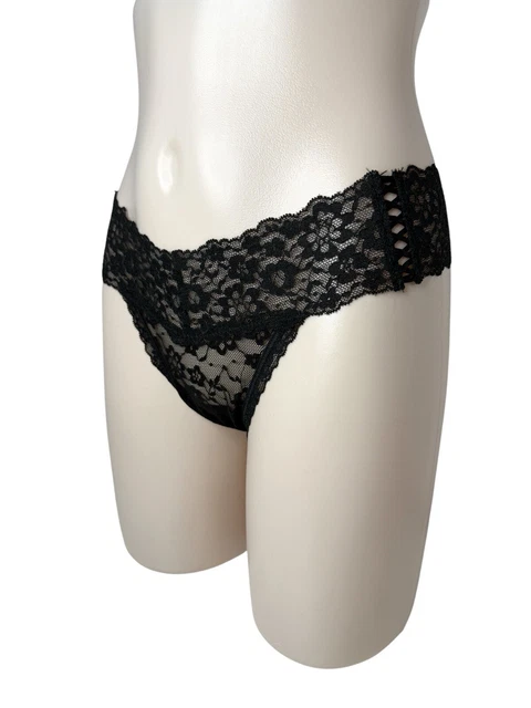 Tanga Victoria's Secret Nero - Slip Intimo Donna Taglie S (36), M (38), L (40), XL (42)