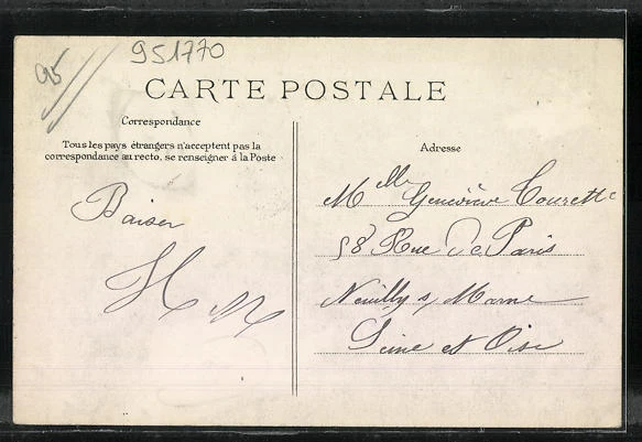 CPA Ermont, Le Passage à Niveau, vue de la rue am Bahnübergang 1909 2