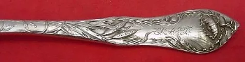 Lotus by Manchester Sterling Silver Berry Spoon 8" 2