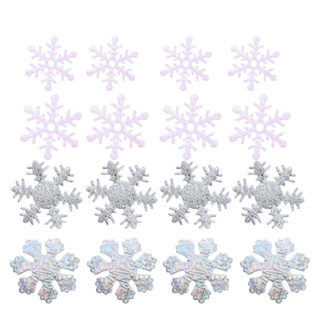 400 Pcs Christmas Snowflake Confetti Christmas Confetti Dining Table