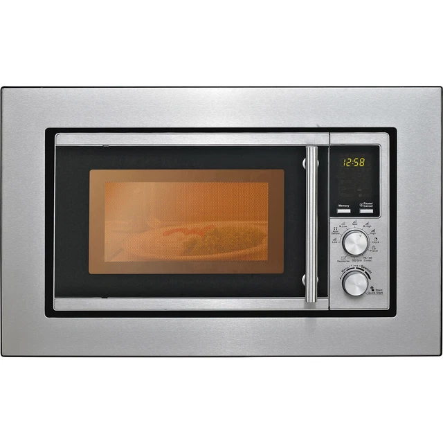 Silva Schneider EBM-G 880E Mikrowelle Edelstahl 700 W Grillfunktion, Einbaufähig