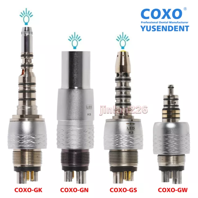 COXO Dentaire LED Turbine Coupler fit Sinora NSK CXN Fiber Optic Handpiece