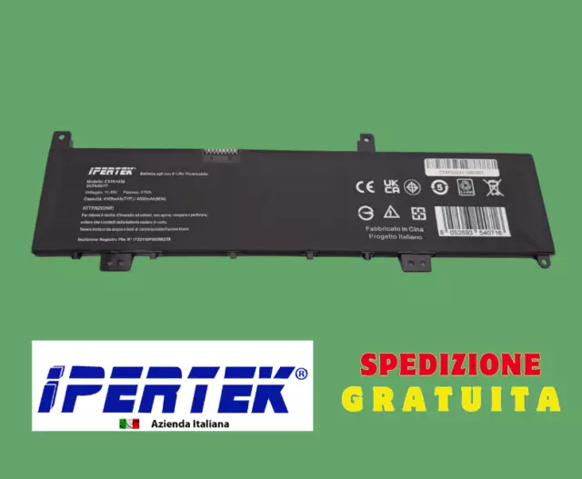 Sostituzione Batteria C31N1636 per Asus Vivobook Pro N580 N580G N580GD 2024