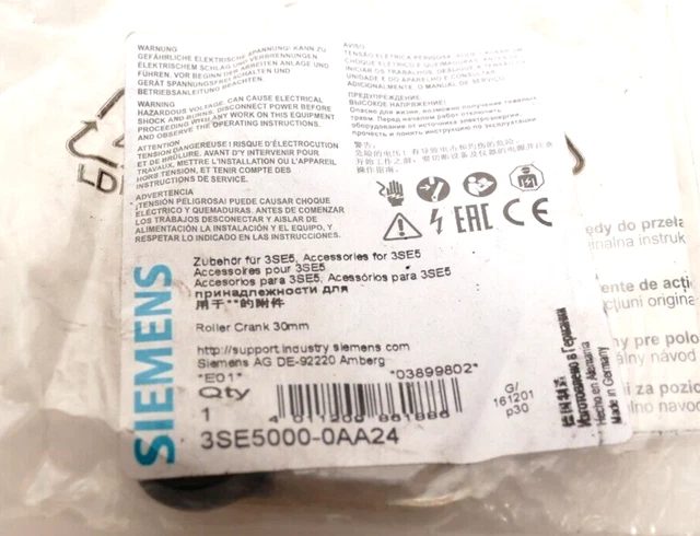 Siemens 3SE5000-0AA24 Zubehör für 3SE5 | 3SE5 000-0AA24 | E:01
