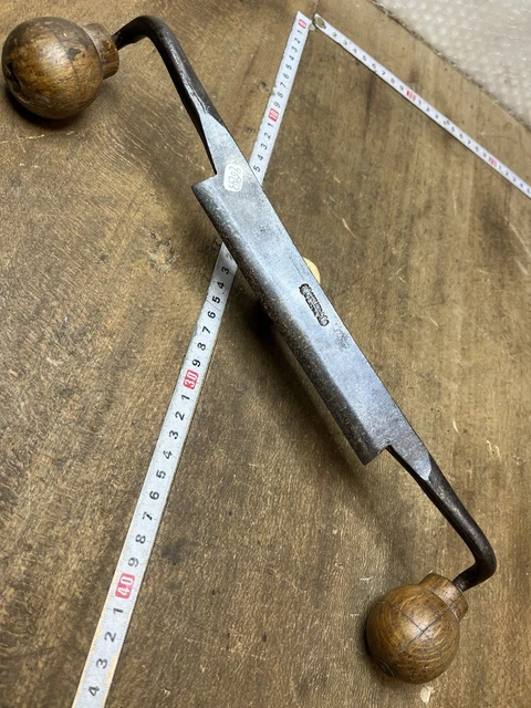 Rabot Ancien N°13 En Bois - Outil De Carrossier/charron - 19ème Siècle
