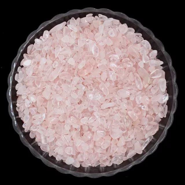 Rose Quartz Crystal Chips BULK 100g-1kg A Grade Gemstone Tumble Polished Mini