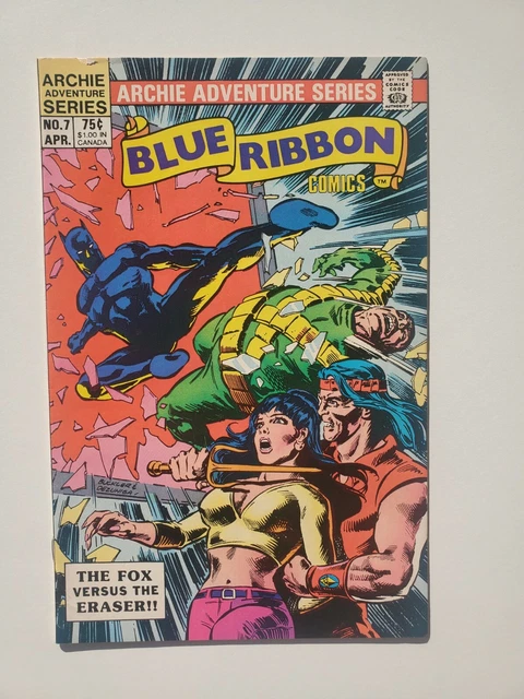 BLUE RIBBON COMICS #7 ARCHIE ADVENTURE Series.