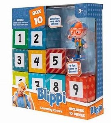 blippi learning numbers toys