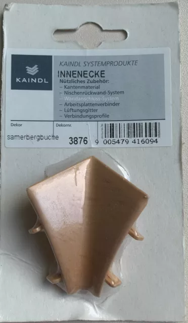 KAINDL Wandanschluss INNENECKE 3876 Arbeitsplattenverbinder, Samerbergbuche, NEU