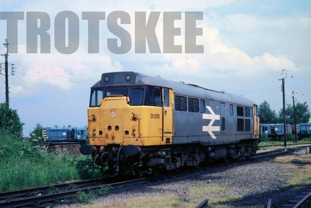 35MM SLIDE BR British Rail Diesel Loco Class 31 31255 March Depot 1988 ...
