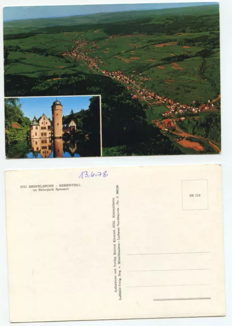 18487 - Mespelbrunn - Hessenthal - Nature Park Spessart - postcard, dated 13.6.1978