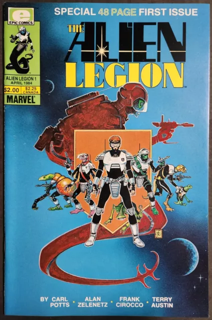 Alien Legion #1 1st App of Marvel Epic Comics 1984 Warner Brothers OPTIONED A