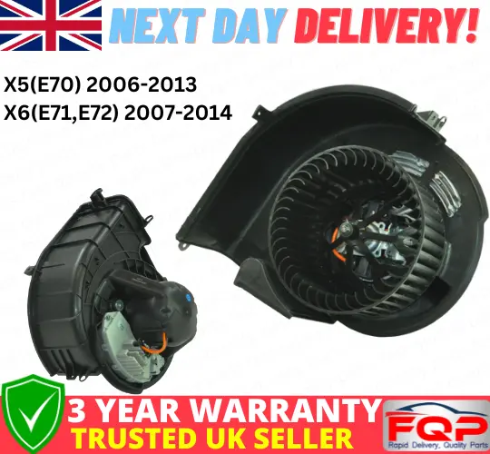 For Uk Rhd Bmw X5 X6 E70 E71 E72 Heater Blower Fan Motor Right Handdrive 990878J