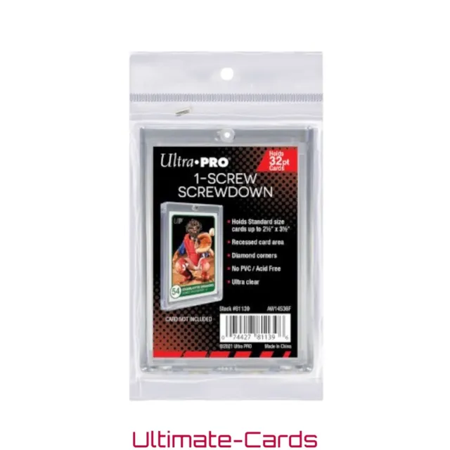Ultra PRO | 1 Screw Screwdown Card Holder | For Pokemon, Yu-Gi-Oh!, MTG And More