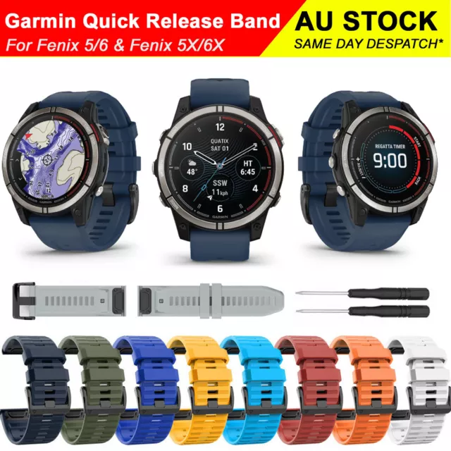 Quick release 26 22mm Watch Strap For Garmin Fenix 7X 7 6X 6 Pro/GPS 5 5X  Plus 3 3HR Band Smartwatch Watchband Silicone Bracelet