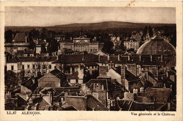 CPA AK ALENCON - Vue générale et le Chateau (355266)