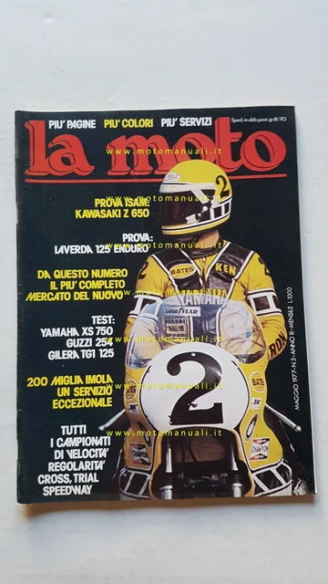 LA MOTO n. 5 1977 Prova Kawasaki Z750 Laverda LH 125 Test Yamaha XS750 Guzzi 254
