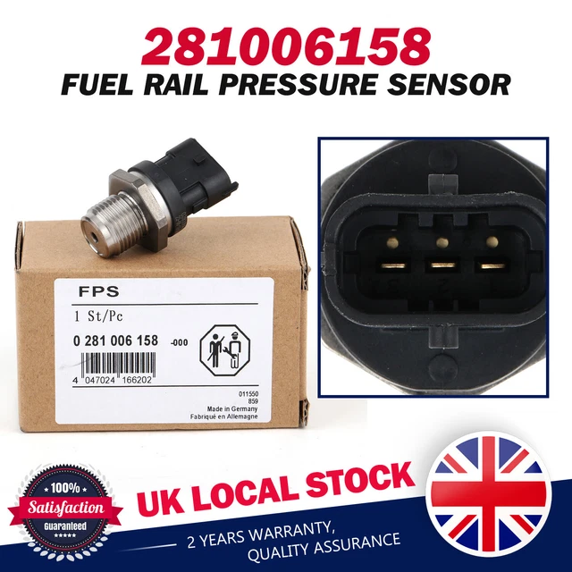 Capteur Haute Pression De Rampe D'injection - Référence 0281002534 - Pour Opel/Vauxhall 1.3 1.6 1.9 2.0 CDTI