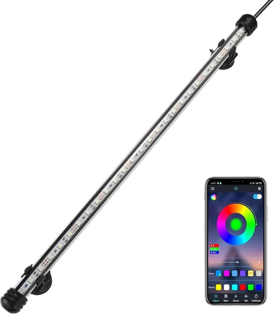 GreenSun LED Lighting Aquarium Light, LED Fish Tank Lights Waterproof with APP
