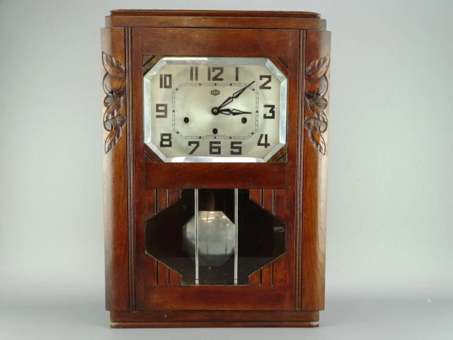 Carillon Art Déco Odo 8 marteaux 6 tiges Mélodie Westminster horloge pendule