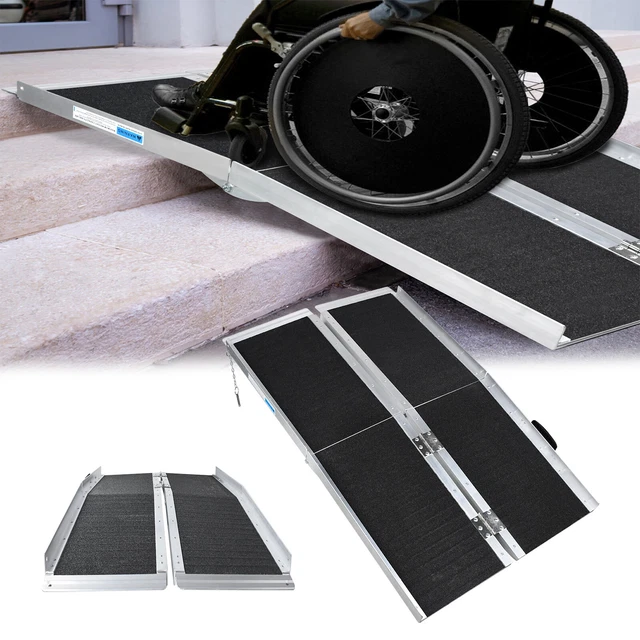 Rollstuhlrampe Klapprampe Mobil Verladerampe Laderampe Auffahrrampe Aluminium