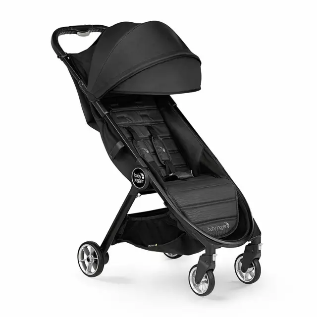 Baby Jogger City Tour 2 Stroller in Pitch Black, NEW Creased Box Full Warranty