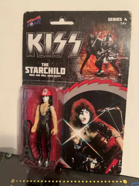 KISS Rock and Roll Over 3 3/4-Inch Action Figure Series 4 The Starchild NIB RARE
