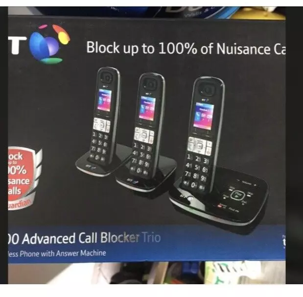 Bt digital cordless advanced nuisance call blocker trio answer machine Phones