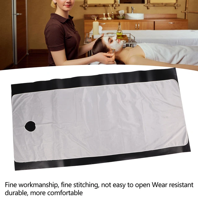 (White)Beauty Salon Bed Sheets Exquisite Wrapping Wear Resistant Professional