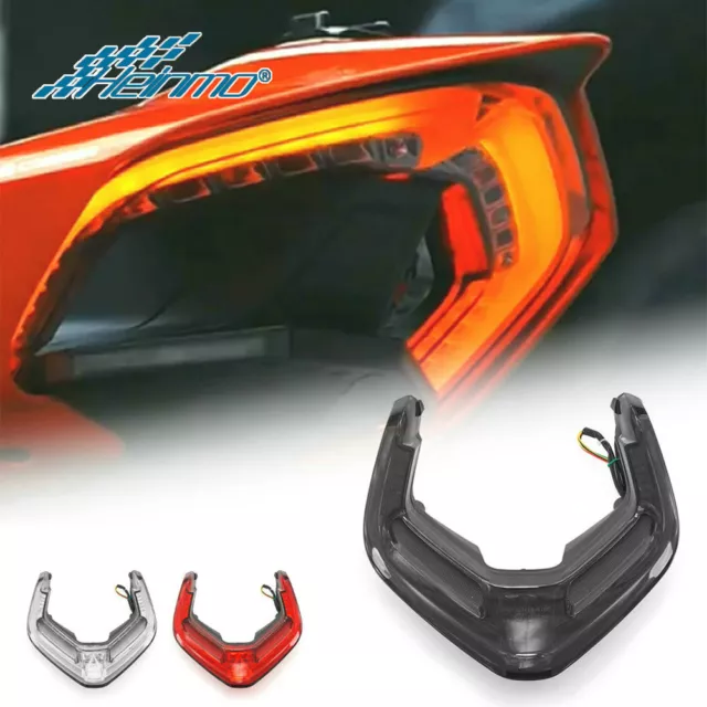 LED Tail Light Turn Signals Integrated For Ducati Panigale V4 /S/R V2 2018-2023