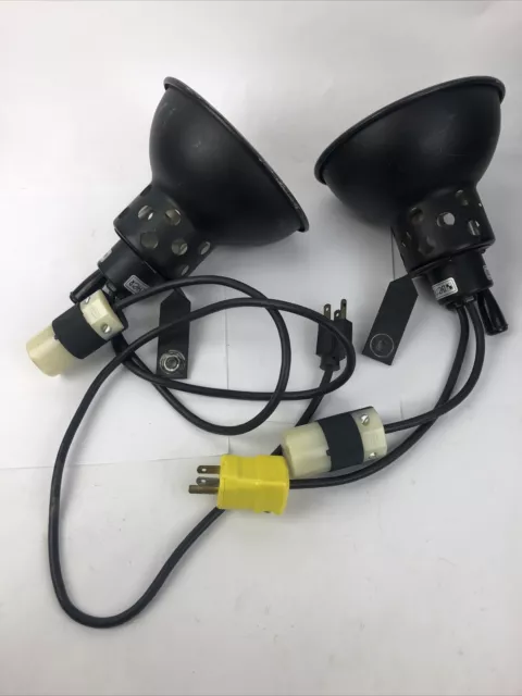 2X Bencher Set Light Fotografía Foto Luz Con / (1) Bombilla Obras Gran Máx 300W