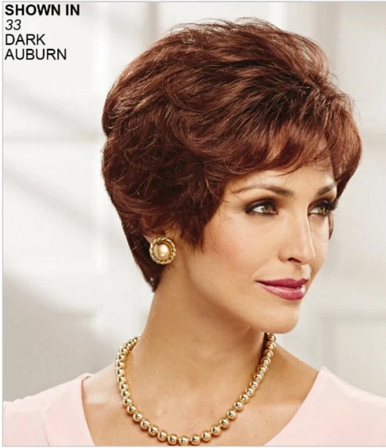 Paula Young Wig NWT Brittany Red Long Medium Curls Color 33/28 Auburn Paula Young Wig NWT Brittany Red Long Medium Curls Color 33  main image 3
