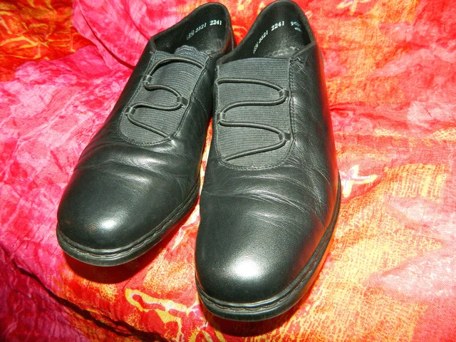 *rieker* bequeme schwarze Slipper / Halb-Schuhe  Gr 5,5 bzw Gr 38 - SUPER !!!