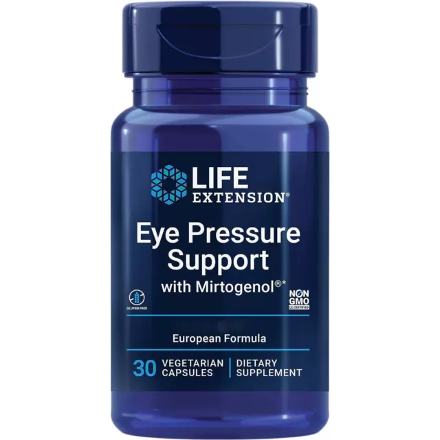 Life Extension, Eye Pressure Support mit Mirtogenol, 30 Veg. Kapseln